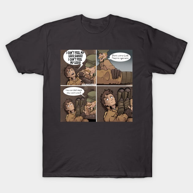 Pull yourself up by your bootstraps T-Shirt by colmscomics